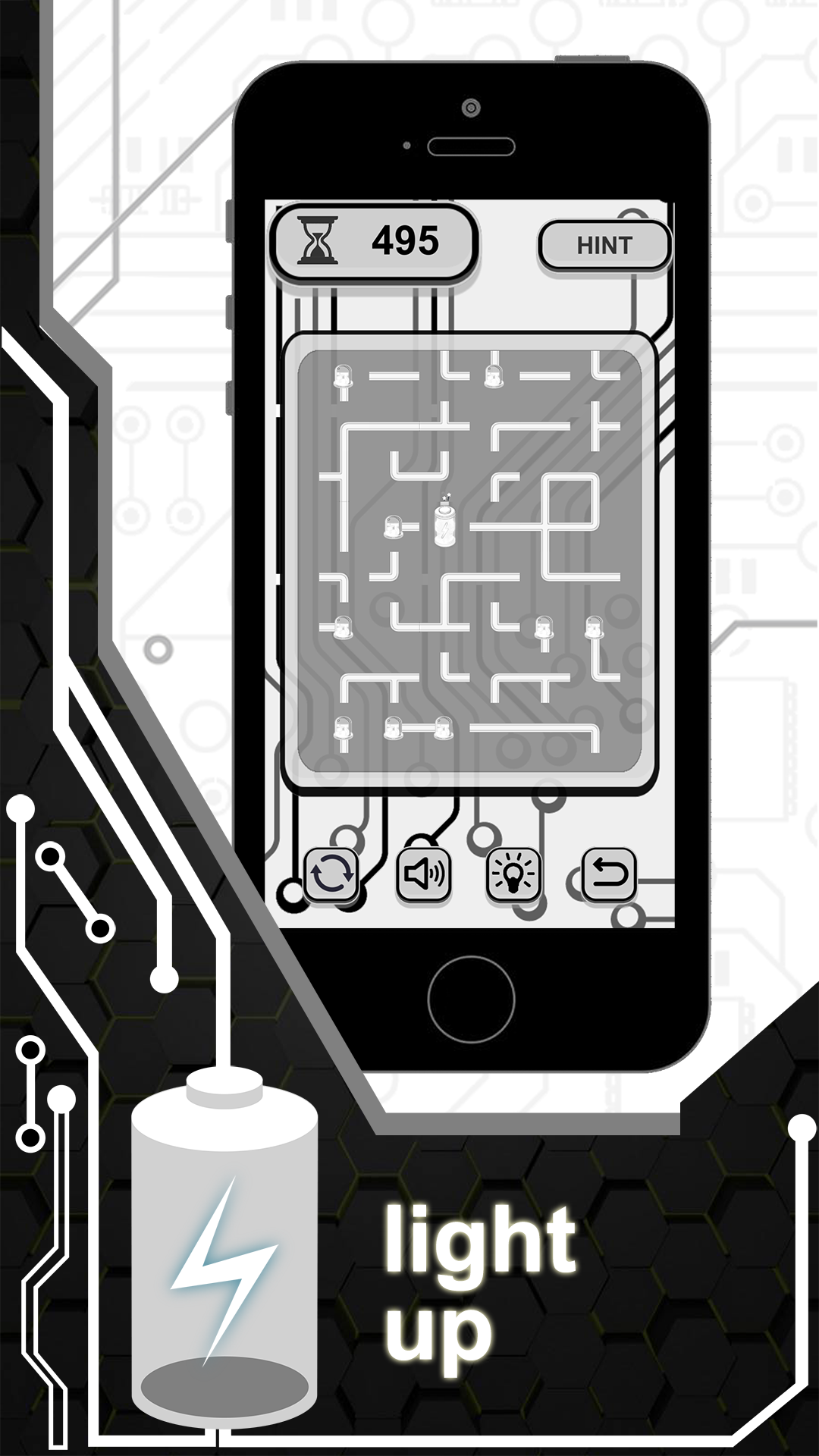 Light Up - Gray Space游戏截图