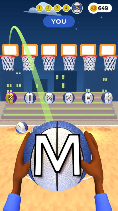 Word Dunks游戏截图