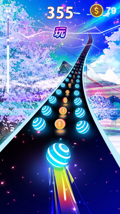 美歌大路 - 音乐球球游戏游戏截图