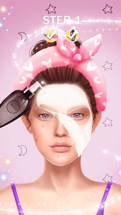 化妆游戏 - 美妆女生画妆装扮小游戏大全游戏截图