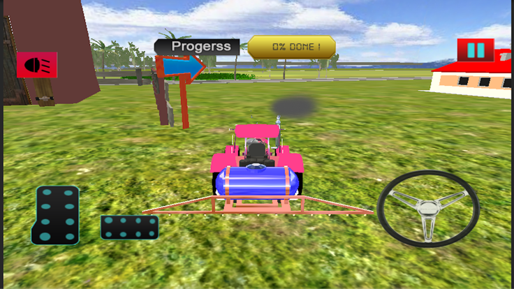 Tractor Driver 3D : Offroad Sim游戏截图