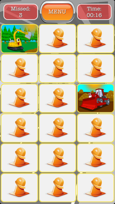 Trucks Matching - Match Game Fun For Truck and Tractor Loving Kids游戏截图