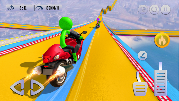 Stickman Bike Jumping & Stunts游戏截图