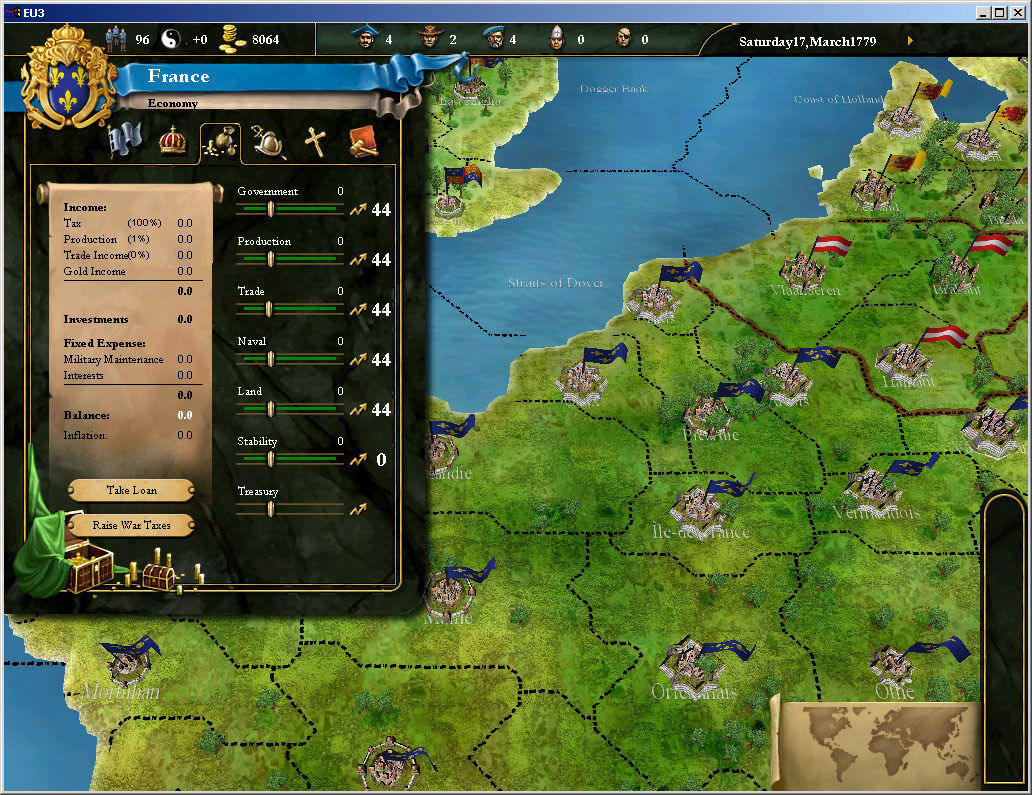 Europa Universalis III Complete游戏截图
