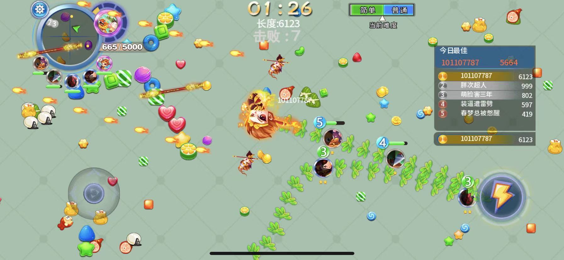 Screenshot of Snake Challenge