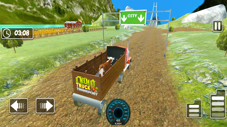 大型农场动物卡车运输游戏游戏截图
