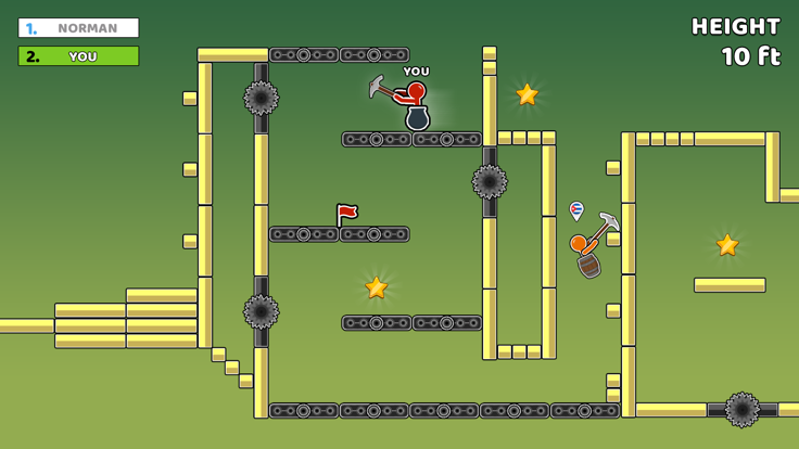 火柴人锤攀爬游戏截图