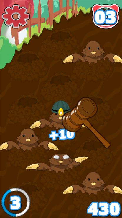 宝宝打地鼠-儿童最爱的益智小游戏游戏截图