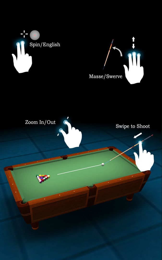Screenshot of Pool Break 3D Billiard Snooker