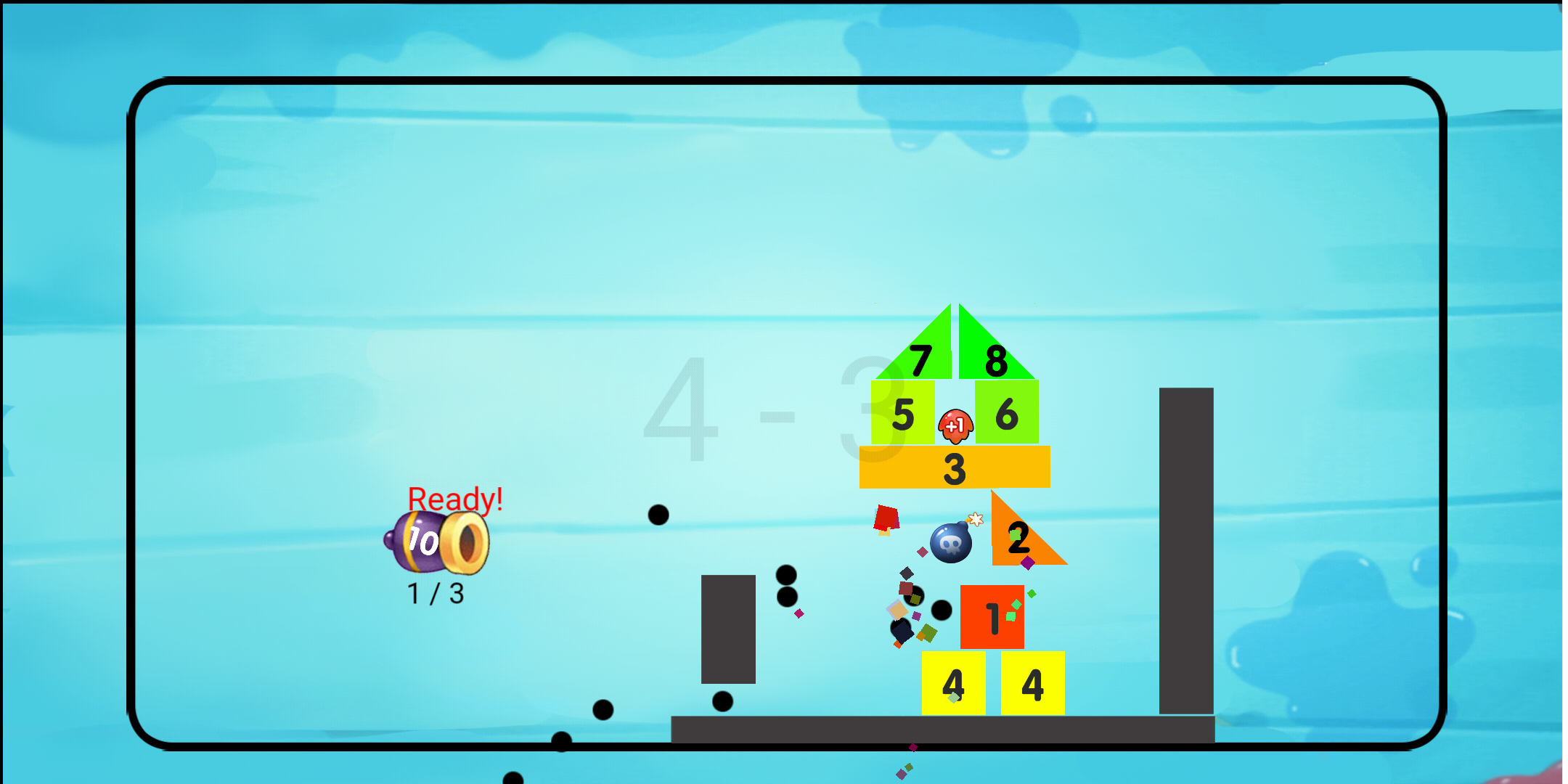 炮打砖块游戏截图