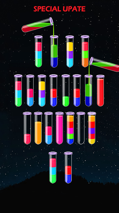 水排序：彩色益智游戏游戏截图