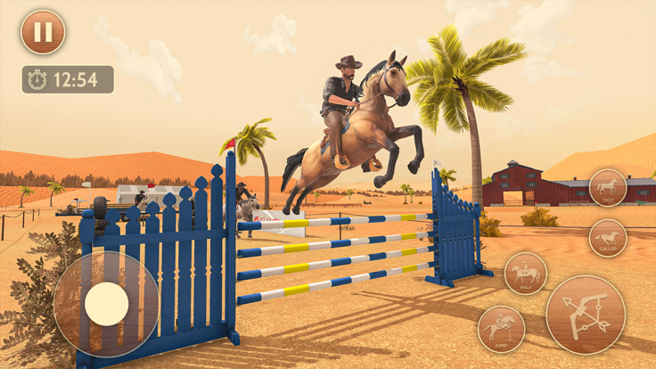 Horse Racing Horse Games 3D游戏截图