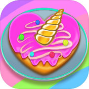 烹饪甜甜圈 - 独角兽甜品游戏