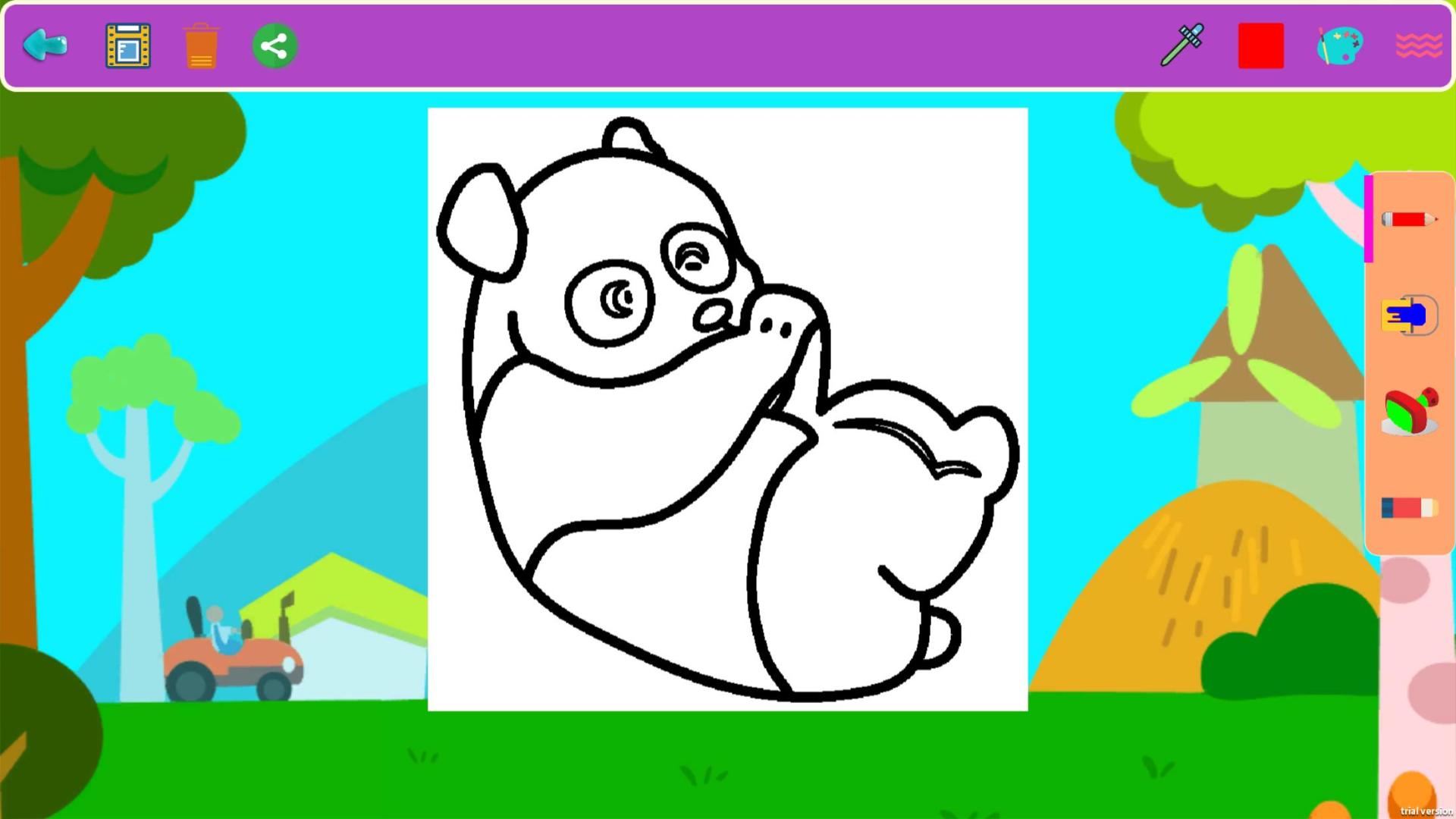 宝宝涂色动物园HD游戏截图