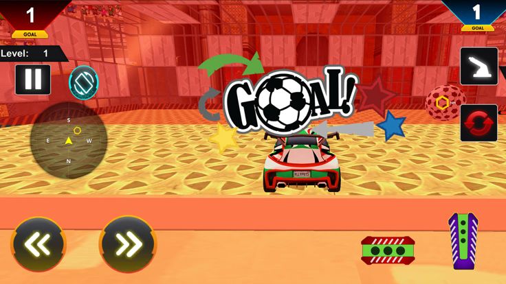 Flying Car Soccer Game游戏截图