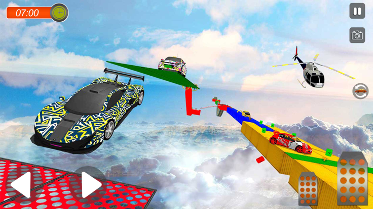 至尊GT赛车斜坡特技游戏截图