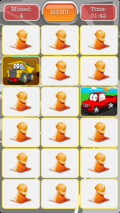Trucks Matching - Match Game Fun For Truck and Tractor Loving Kids游戏截图