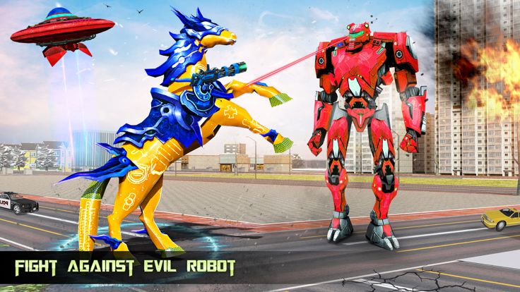 Horse Robot Car Robot Game游戏截图
