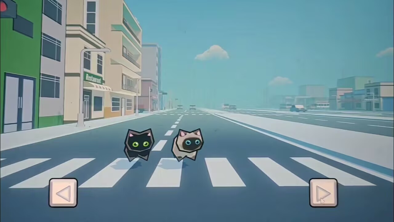 小猫过马路游戏截图