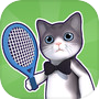 Tennis Cat 3Dicon