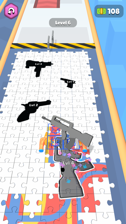 Jigsaw Shooter游戏截图