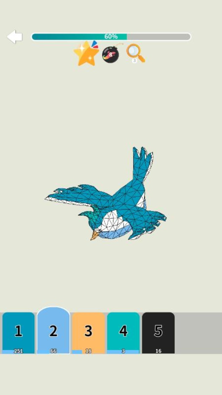 数字填色数字涂色艺术填色绘画3D游戏截图