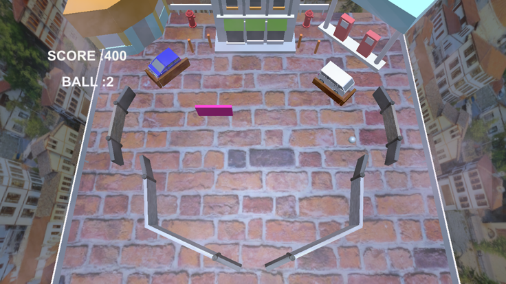 Hit Cars Pinball City游戏截图