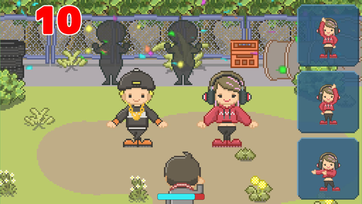 そろえてダンシング　～簡単なリズムダンスゲーム！～游戏截图