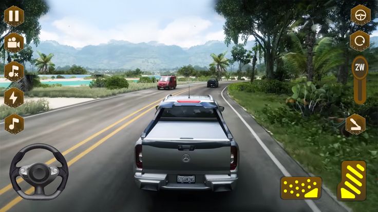 汽车模拟器 越野车游戏 3D游戏截图