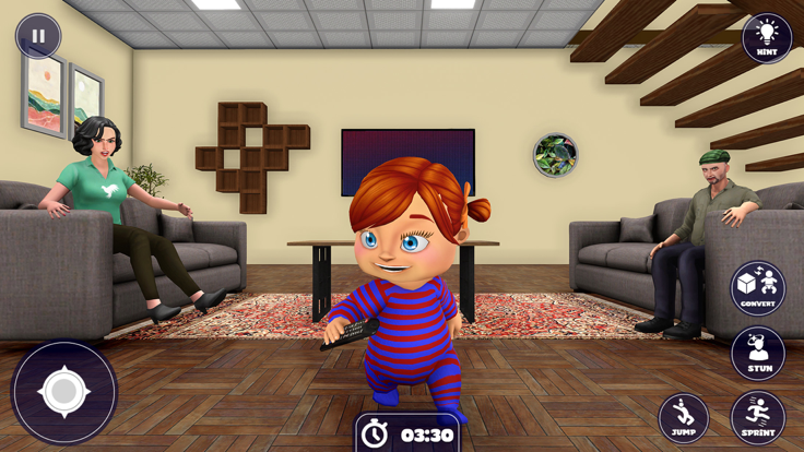 Hide And Seek Baby Prank Games游戏截图
