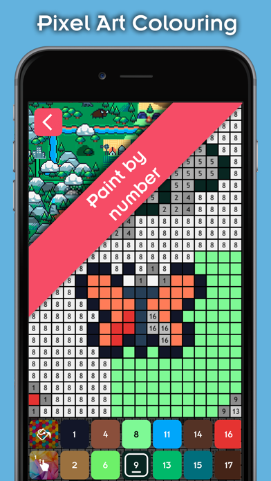 PiXX: Pixel Art Colouring Game游戏截图