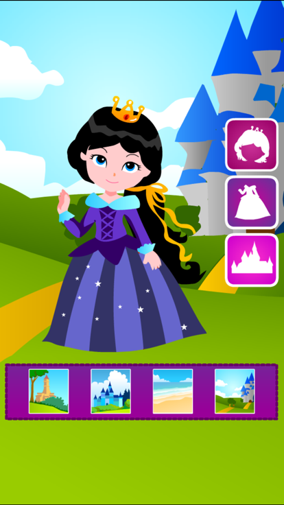 公主换装游戏-儿童公主女生游戏大全游戏截图