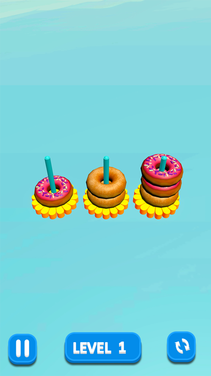 Donut Sort Color Puzzle Games游戏截图