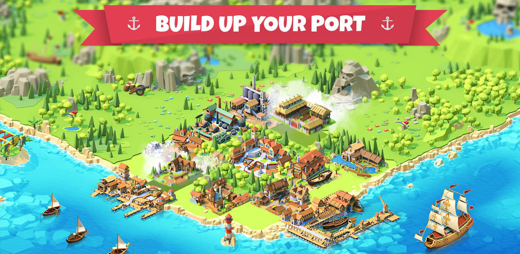 Sea port: Ship Simulator & Strategy Tycoon Game