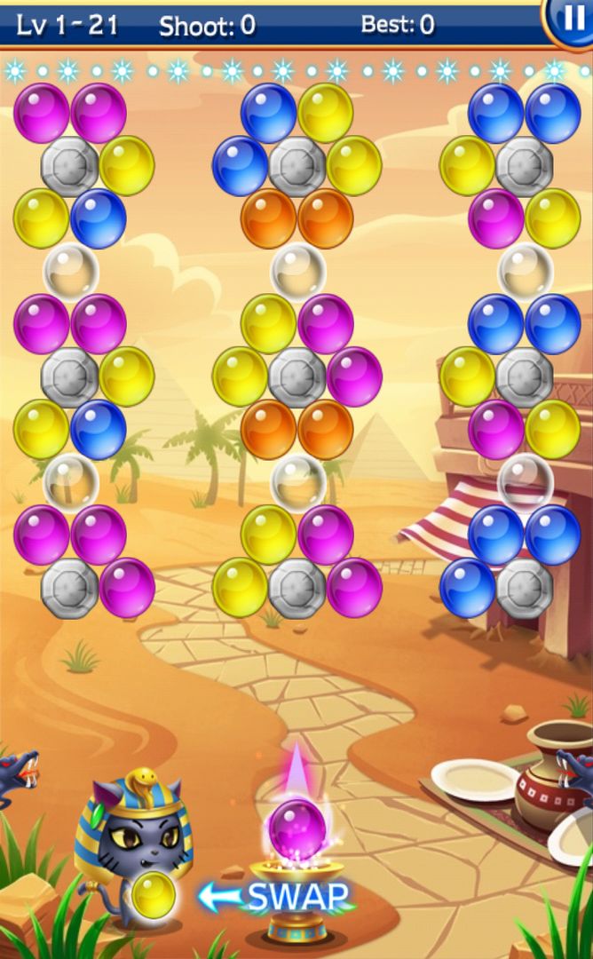 Screenshot of Bubble Egypt