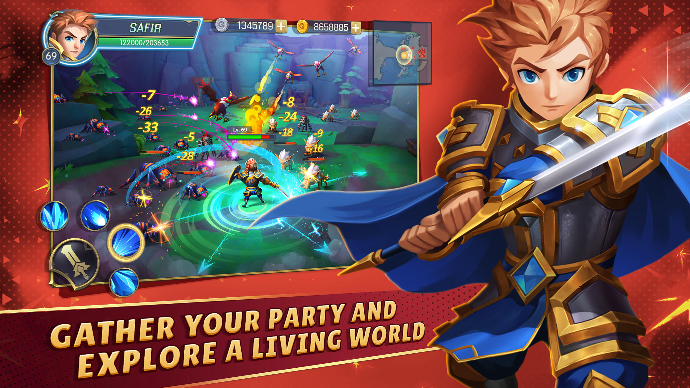 Oath of Glory - Action MMORPG游戏截图