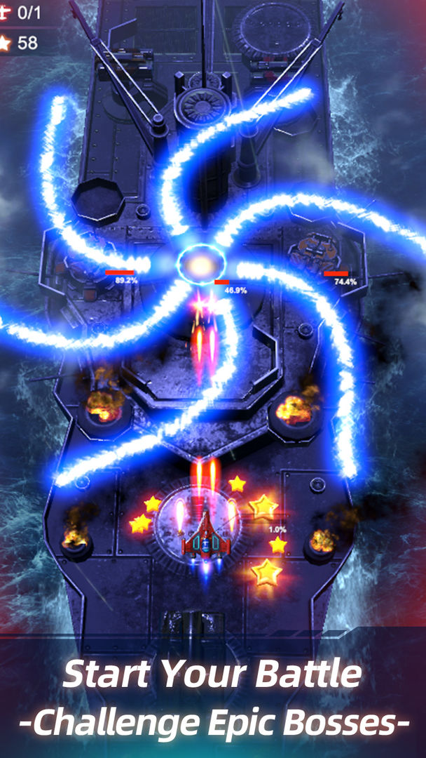 Screenshot of Wing Fighter