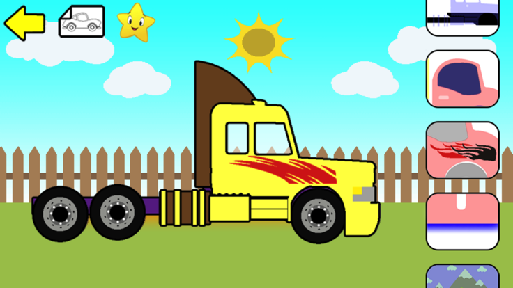 车辆 - 装载和颜色游戏截图