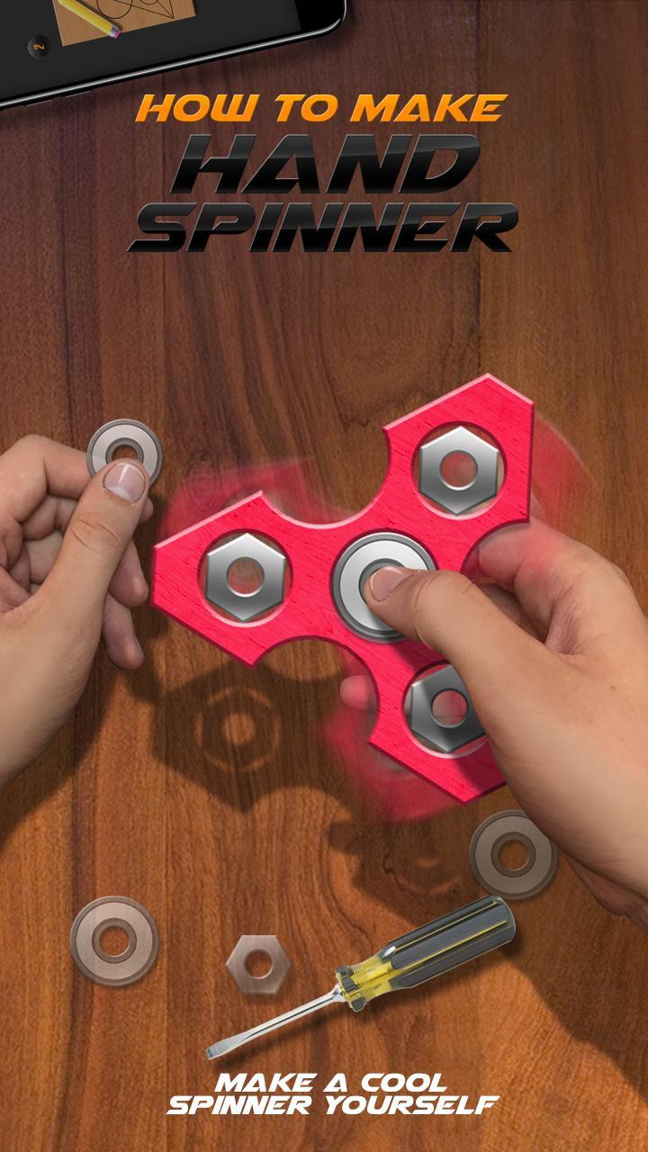 how to make hand spinner