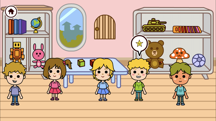 脑洞小镇世界 - 过家家游戏游戏截图