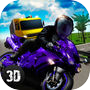 Moto Traffic Rider 3D: Speed City Racing Fullicon