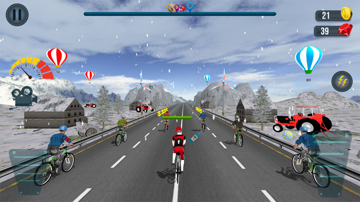 自行车特技：小轮车自行车游戏游戏截图