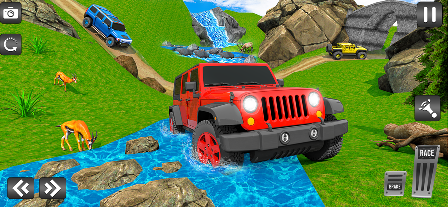 Wild Terrain Jeep Adventure游戏截图