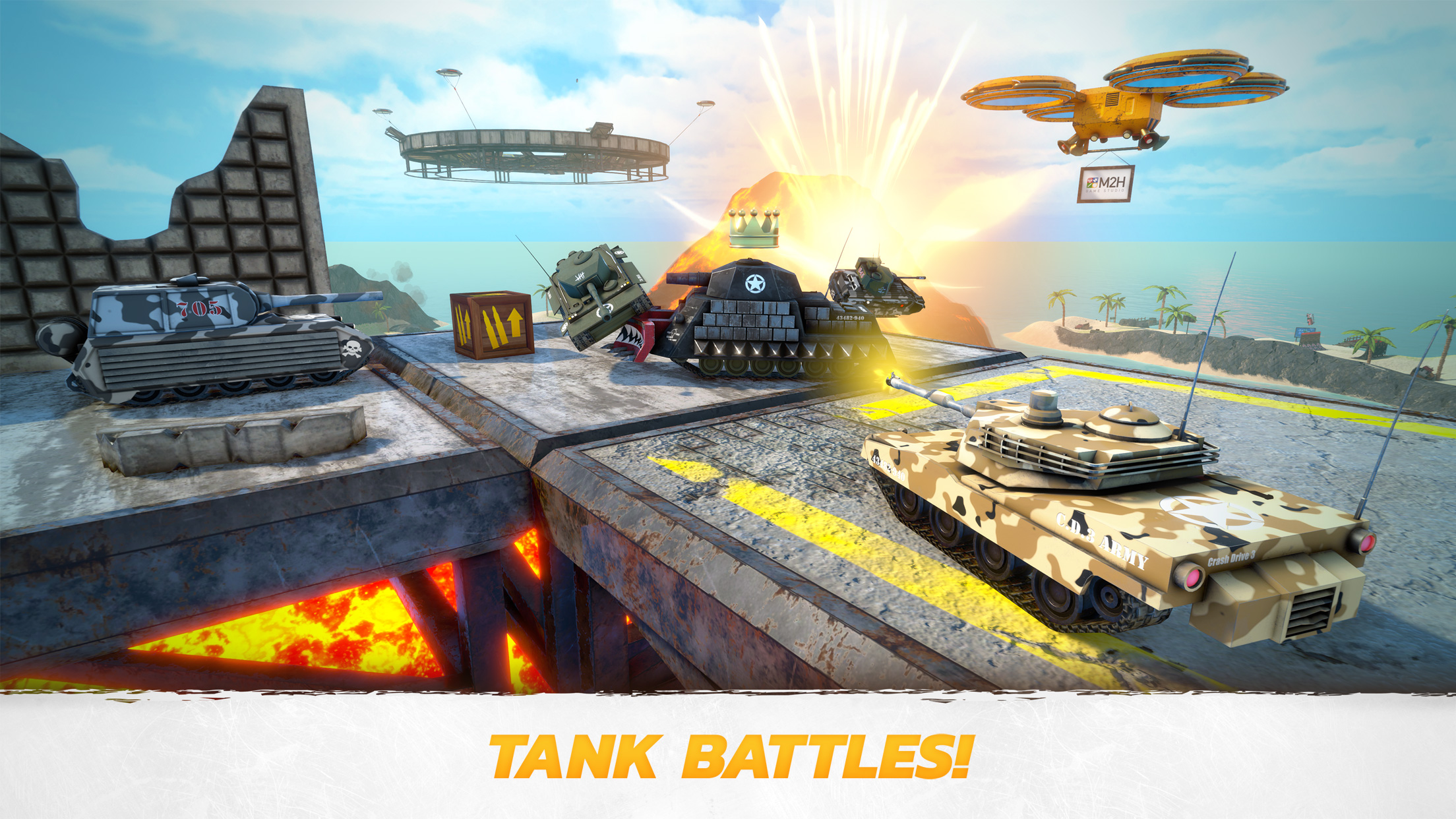 Crash Drive 3: 无二的特技斗场了!游戏截图