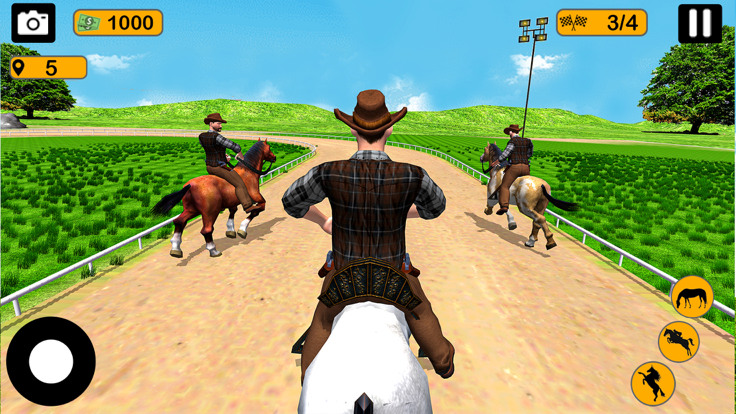 西部牛仔骑马游戏游戏截图