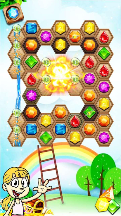 钻石爆爆乐 - Explosion Jewel 2016 Star World Puzzle Adventure Edition classic游戏截图