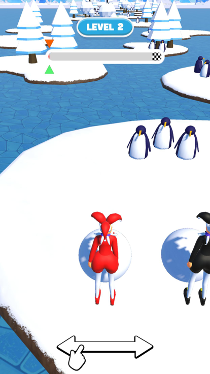 Snowball Race!游戏截图