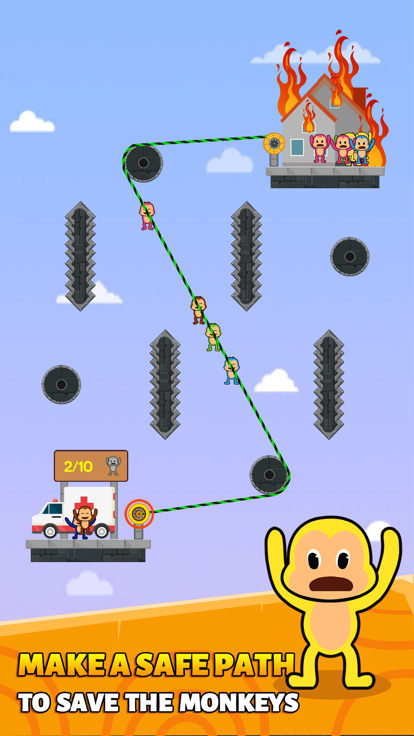 Monkey Rescue Puzzle游戏截图