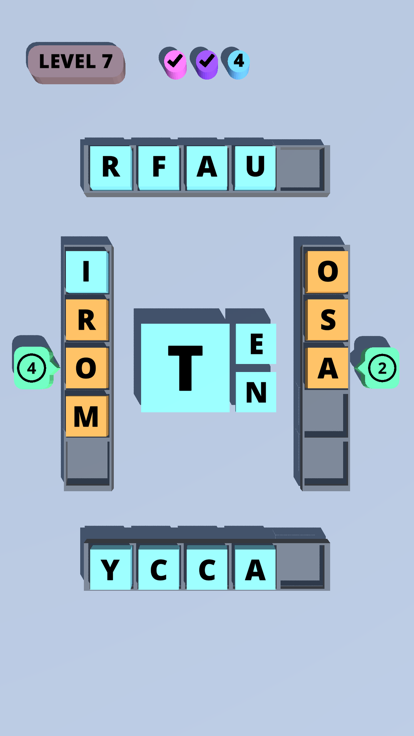 Word Stack - Word Swipe Game游戏截图