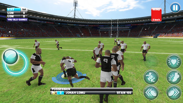 Jonah Lomu Rugby Challenge: Quick Match游戏截图